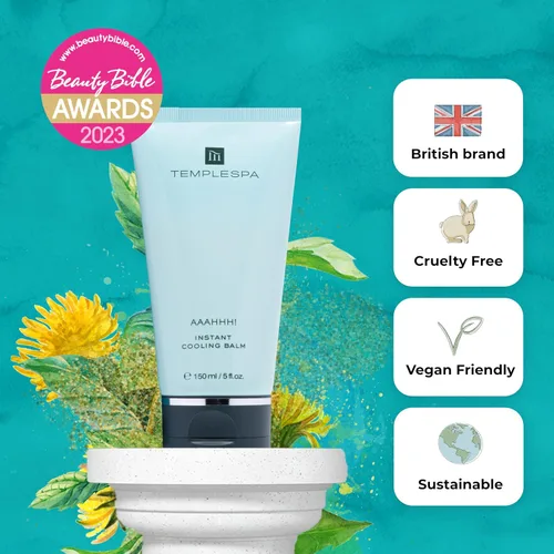 Miniatura 7 de TEMPLESPA AAAHHH! Gel refrescante para pies y extremidades con extractos naturales, aceites esenciales para enfriar y refrescar pies y piernas