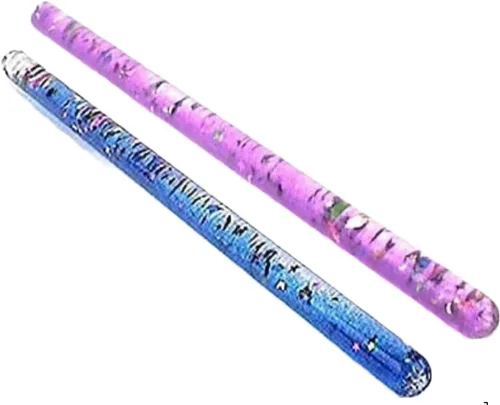 Varita de Purpurina, Tubo Maravilla Mágico - para Niños, Sala Sensorial, Reemplazo de Vara de Caleidoscopio Dos Varas Maravilla de 27.9 cm (Azul,
