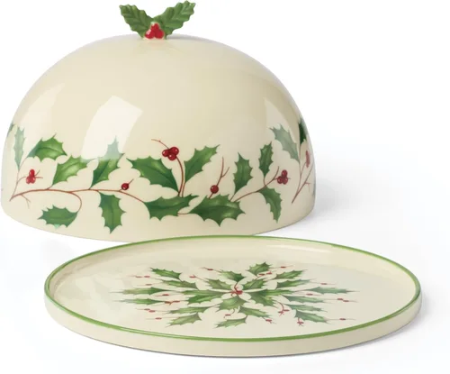 Miniatura 2 de Lenox 898272 Plato Cubierto Navideño, Pequeño, Navidad, Vajilla Festiva para Servir