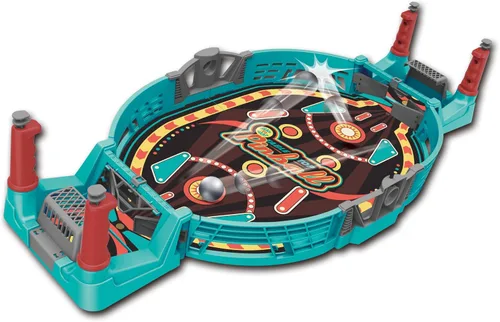 MUKIKIM Pinball de mesa de cabeza a cabeza, clásico juego de mesa arcade sin batería, emocionante juego de mesa familiar para 2 jugadores con acción