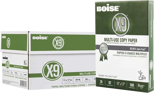 Miniatura 6 de Boise Paper X-9 - Papel de copia multiusos – Sin resma (2000 hojas) Carta de 8.5 x 11 pulgadas SPLOX (caja de fácil transporte) 92 blanco