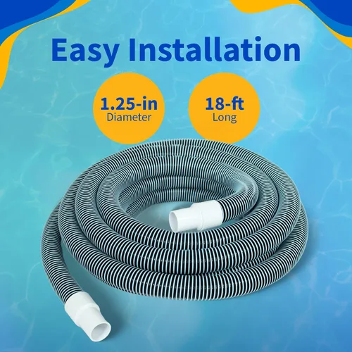 Miniatura 3 de Haviland NA101 - Manguera de piscina Forger Loop, 18 pies x 1-1/4 pulgadas, azul/blanco