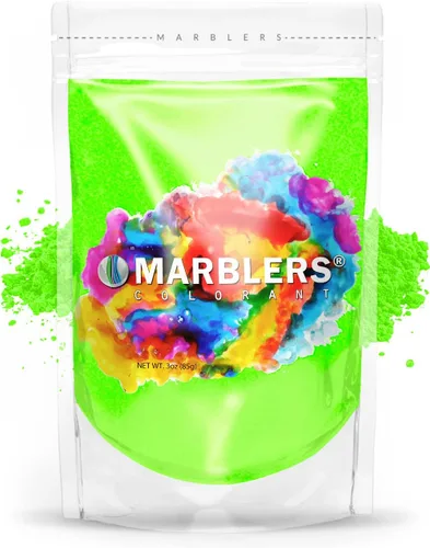 Miniatura 10 de MARBLERS Pigmento fluorescente en polvo [rosa neón] 10 oz (280 g) Pigmento mate Tinte No tóxico Vegano Libre de crueldad Esmalte