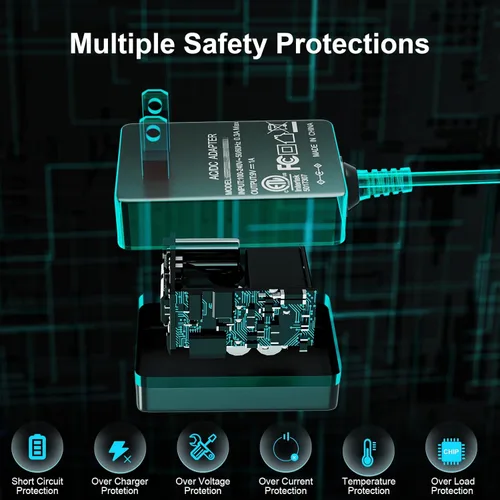 Miniatura 4 de SoulBay Fuente de alimentación de 9 V para cámara TP-Link Tapo C100 C200 C210 C310 C320WS C100/A TC70 CCTV Cámara de seguridad inteligente AC/DC