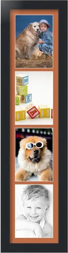 Miniatura 15 de Marco para fotos de ArtToFrames, 4 aberturas de 5′ x 7′ y marco negro satinado, de ArtToFrames, Madera, negro 4 - 8x10 - (2131)