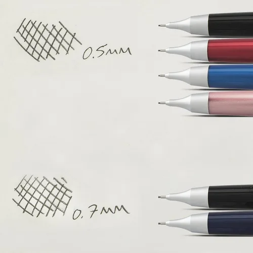 Miniatura 9 de Pentel Sharp Kerry - Portaminas (0.028 in), barril negro, 1 lápiz (P1037A)