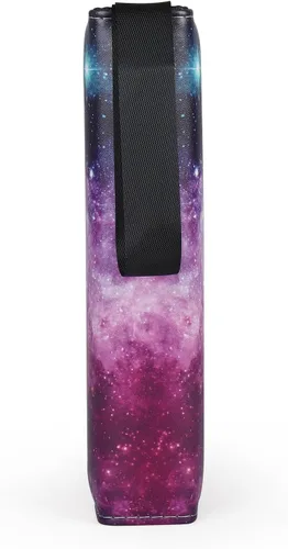 Miniatura 4 de Carpetas de 4 bolsillos para 400 tarjetas, patrón de nebulosa morada