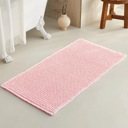 Miniatura 149 de TYUU Tapete de baño estilo gofre, tapete de baño bohemio, antideslizante, lavable, súper absorbente, de secado rápido, bonito tapete de baño