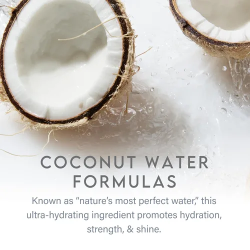 Miniatura 6 de Aluram Acondicionador hidratante de agua de coco para hombres y mujeres, hidratación limpia y brillo para cabello texturizado medio a grueso