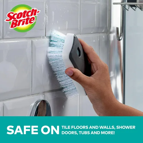 Miniatura 3 de Scotch-Brite Cepillo de limpieza profunda, para suelos y paredes de azulejos, puertas de ducha, bañeras y más