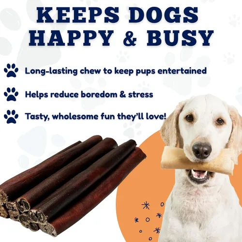 Miniatura 6 de Amazing Dog Treats Barra de Colágeno de 6 Pulgadas - (10 Unidades) - Barras de Colágeno para Perros - Huesos para Perros Sin Cuero