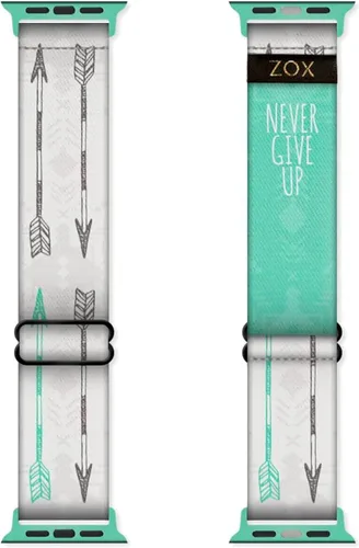 Miniatura 10 de ZOX Correa para Apple Watch, banda elástica con afirmaciones motivacionales y hermosas obras de arte, regalos para hombres, mujeres y niños