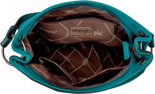 Miniatura 41 de Wrangler Hobo - Bolsas para mujer de cuero vegano con asa superior, bolsos de hombro y bolsos
