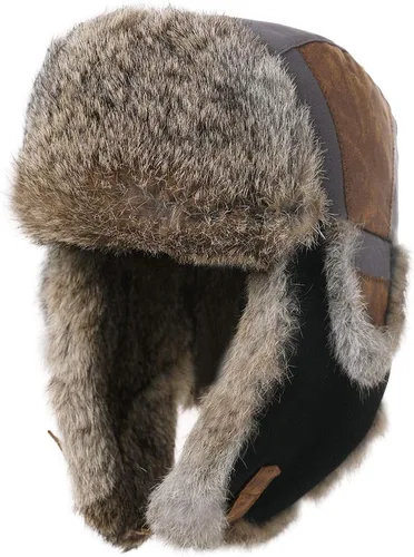 Miniatura 20 de Comhats Gran XL Trapper Trooper Caza Cálido Oído Solapa Rusia Ushanka Invierno Esquí Clima Frío Bombardero Sombreros para Hombres