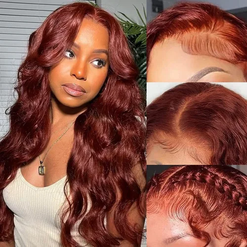 Miniatura 15 de Aaliweya Peluca de encaje frontal 360 HD con encaje frontal 360, peluca de cabello humano para mujer, densidad 180, prearrancada, sin pegamento, 1B