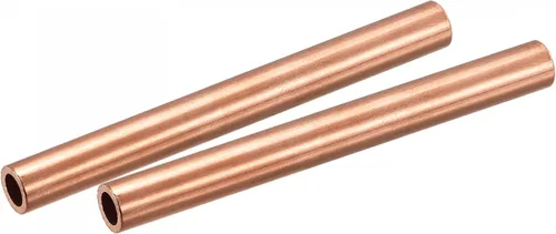 Miniatura 11 de uxcell Tubo redondo de cobre 0.354 in OD 0.059 in espesor de pared 3.937 in longitud tubería 2 piezas