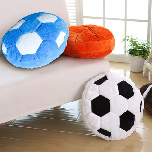 Miniatura 6 de Almohada de balón de fútbol almohada de flor verde salvia para el hogar sofá cama decorativa