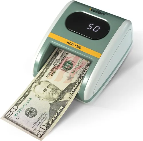 Miniatura 9 de Kolibri KCD-1000 Lector Portátil de Divisas Falsas y Detector de Billetes Falsos de 4 Vías con UM, Detector de Dinero Falso Magnético