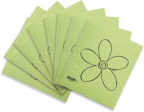 Miniatura 8 de Skoy Paño de cocina sueco, paquete de 8 paños de cocina suecos versátiles para uso doméstico y doméstico, paños de limpieza reutilizables, aptos