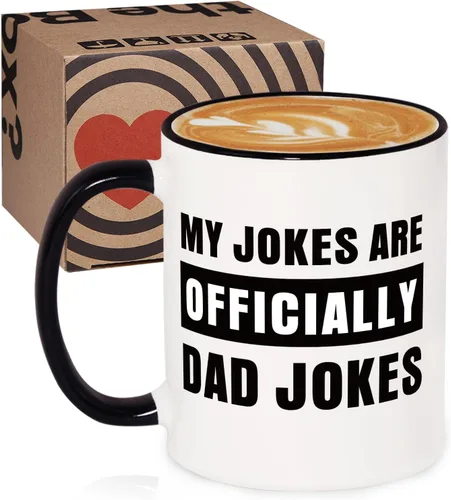Miniatura 5 de Aurahouse Regalos para Papá Primerizo, Taza Oficial de Chistes de Papá, Anuncio de Embarazo Divertido para Esposo, Regalos para Papás Primerizos