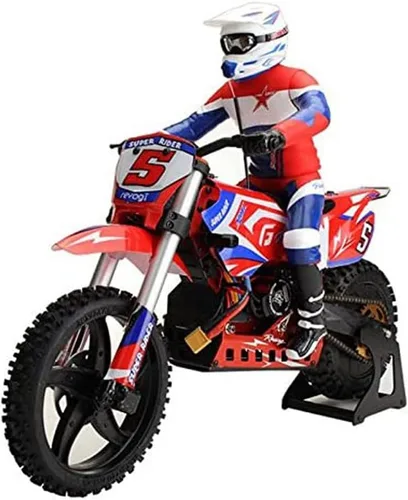 Miniatura 3 de SR5 1/4 Escala Super Rider RC motocicleta sin escobillas RTR escala 1/4 Dirt Bike Super estabilizador eléctrico RC motocicleta