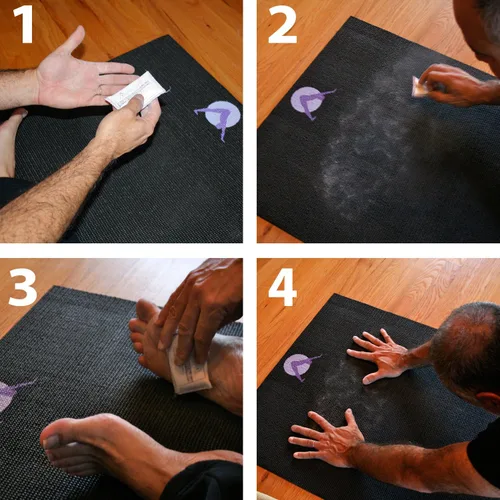 Miniatura 5 de AURORAE Esterilla de yoga clásica/impresa extra gruesa y larga. Incluye colofonia antideslizante Pino arbolado