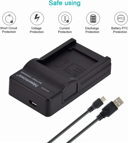 Miniatura 5 de Newmowa Batería de repuesto NB-4L (paquete de 2) y cargador USB portátil para Canon PowerShot ELPH 100 HS, 300 HS, 310 HS, SD30, SD40, SD200, SD300