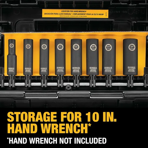 Miniatura 5 de DEWALT DW22838, juego de llaves IMPACT READY, 3/8 de pulgada, 10
