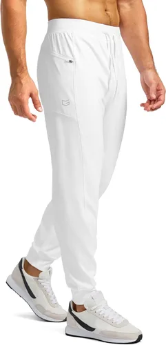Miniatura 2 de G Gradual Pantalones deportivos para hombre con bolsillos con cremallera, elásticos, cónicos, pantalones deportivos para hombre, entrenamiento