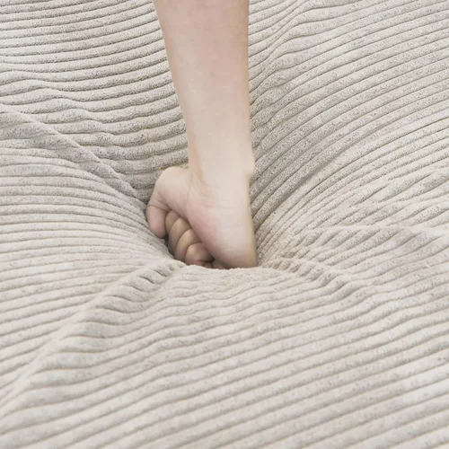 Miniatura 7 de JACH Sofás Seccionales de Pana para Sala de Estar, Sofá Seccional Modular con Otomanas Chaise, Fundas de Cojines Removibles, Sofá Cama Moderno