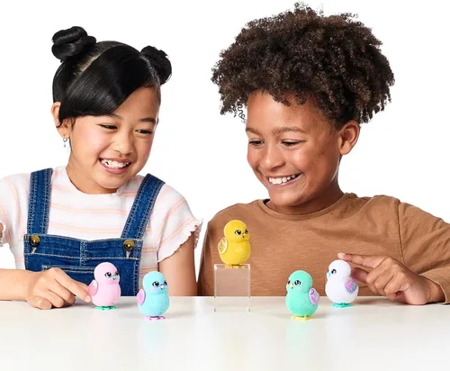 Miniatura 4 de Little Live Pets - Pollito sorpresa; lindo juguete interactivo y coleccionable que gorjea y pulsa; sale del huevo y salta - Huevo azul