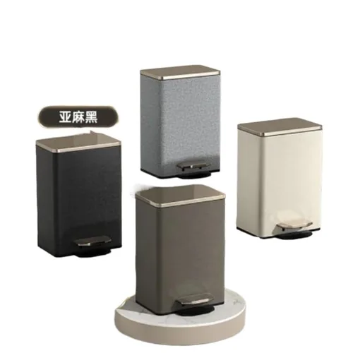 Miniatura 3 de Contenedor de basura Cubo De Basura Con Pedal para Inodoro, Soporte Negro para Oficina, Cocina, Baño, Productos Útiles para El Hogar Tapa de basura