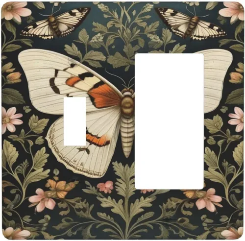 Miniatura 88 de Decorativo Arte Interruptor de Luz Cubiertas de Pintura al óleo Estilo Flores Placa de Pared de Interruptor de Interruptor Decorativo Placa