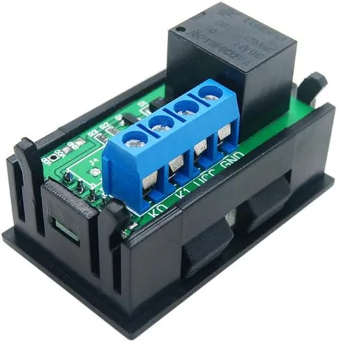Miniatura 2 de Taidacent 2 unids 12V 20A Relé Temporización Retraso Repetición Ciclo Temporizador Relé Pantalla LED Dual Digital Temporizador Relé Interruptor