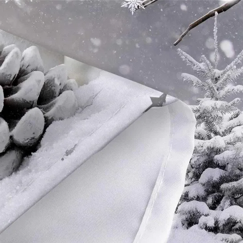 Miniatura 6 de Cortina de ducha de Navidad con muñeco de nieve para caravana y RV, cortina de baño para remolque de viaje, gris, copos de nieve de invierno, juego