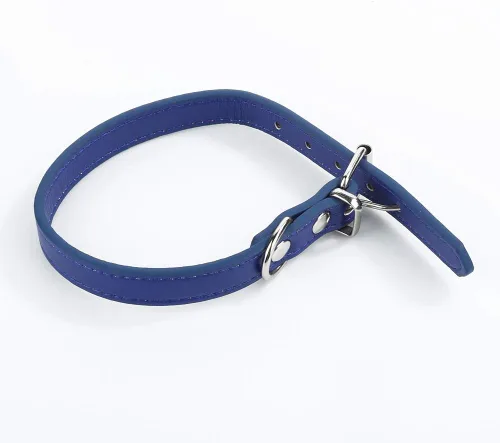 Miniatura 5 de Collares ajustables para mascotas, piel sintética de moda, color sólido, para perro, gato, cachorro, collar para mascotas, naranja, talla M
