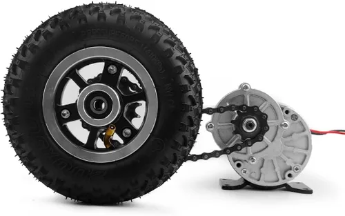 Miniatura 7 de Carrito de doble accionamiento fácil de transportar 440.9 lbs 8 pulgadas juego de ruedas para carretilla de tracción DIY capacidad 400 libras
