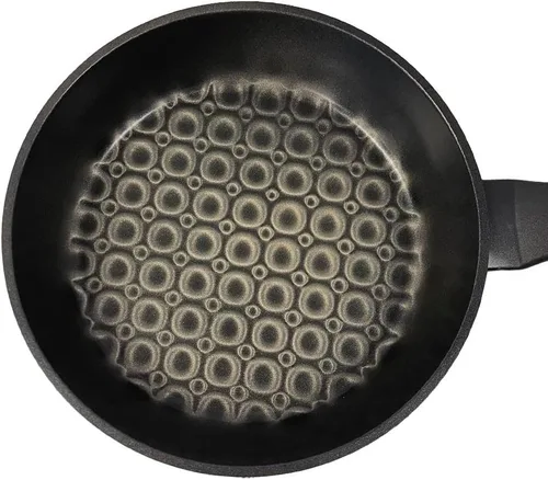 Miniatura 6 de Utensilios de cocina antiadherente con revestimiento de diamante 3D Wok, 9.5 '' (9.4 in), fabricado en Corea