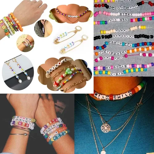 Miniatura 6 de Pulseras Eras Tour, inspira pulseras a juego con Taylor Fearless, Reputation, 1989 y Lover Albums Pulseras de amistad coloridas para Taylover