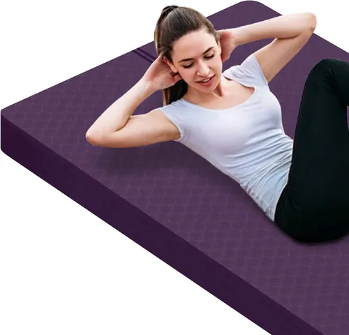 Miniatura 18 de nuveti Tapete Grande para Ejercicios - Tapete de Yoga de 15mm/20mm/30mm de Grosor Tapete de Ejercicios para Fitness, Yoga, Pilates, Estiramientos