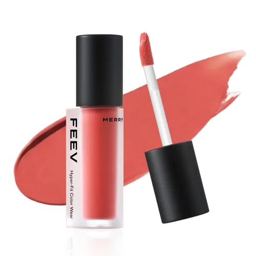 Miniatura 13 de Feev Hyper-Fit Color Wear Tinte de labios Velvet Cream mate, tinte de labios vegano y seguro para pieles sensibles (#02 Fancy Mauve)
