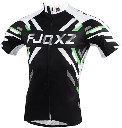 Miniatura 2 de fjqxz Culotte corto de ciclismo para hombre con acolchado 3D Conjunto F011D Negro