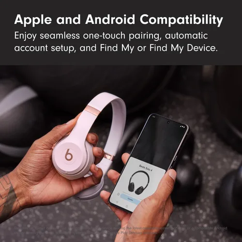 Miniatura 6 de Beats Solo 4 - Auriculares inalámbricos Bluetooth en la oreja, compatibles con Apple y Android, hasta 50 horas de duración de la batería, color rosa