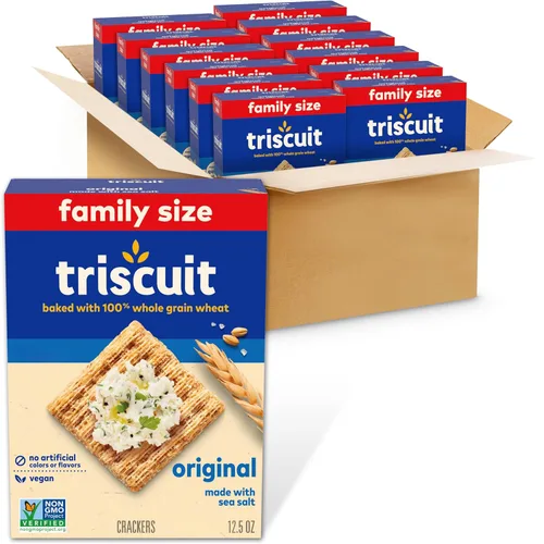 Miniatura 22 de Triscuit Galletas de trigo integrales originales de grano entero, cajas de 12 a 8.5 onzas