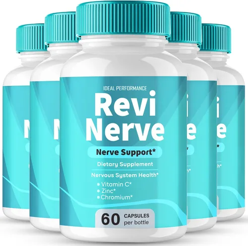 Revi - Cápsulas nerviosas, píldoras oficiales de apoyo nervioso ReviNerve todos los ingredientes naturales, máxima fuerza, fórmula avanzada de salud