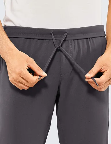 Miniatura 3 de CRZ YOGA Pantalones deportivos de golf elásticos en 4 direcciones con bolsillos de 30 pulgadas para hombre, pantalones de trabajo, gimnasio