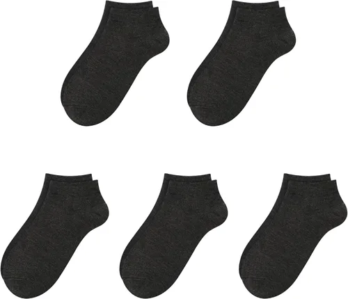 Miniatura 7 de SERISIMPLE Calcetines de bambú de viscosa para la escuela, calcetines de tobillo súper suaves para niños, puños elásticos, calcetines atléticos