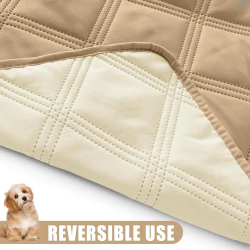 Miniatura 3 de Smiry Manta Impermeable para Cama de Perro 30x53 pulgadas, Manta Suave Reversible para Mascotas, Funda de Sofá Lavable a Prueba de Fugas para Gatos