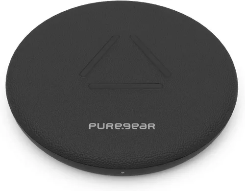 Miniatura 4 de PureGear, Almohadilla de carga inalámbrica rápida con certificación Qi de 7.5 W/10 W, compatible con Galaxy S20, S10, S9, S8, Note 10, 9. iPhone 12