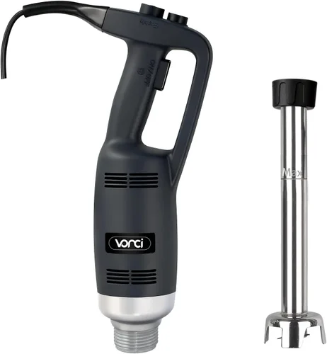Miniatura 13 de VONCI Batidora de inmersión comercial de 750 W, mezclador de mano con eje desmontable de 18 pulgadas, velocidad variable 8000-19000RPM, hoja SUS